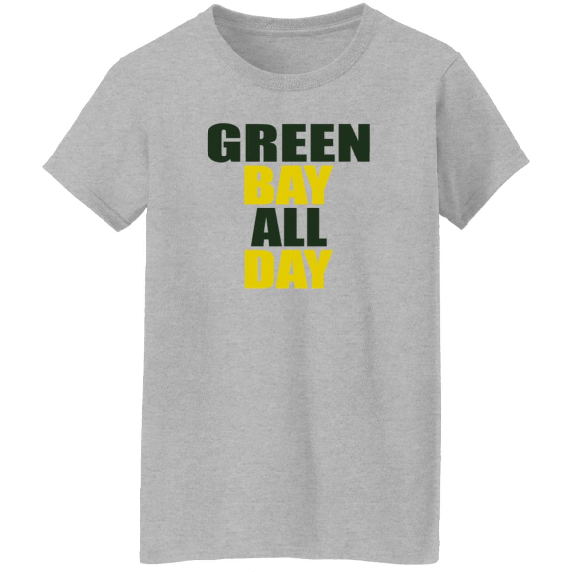 Green Bay All Day Shirt Hoodie Sweatshirt - Teechipus