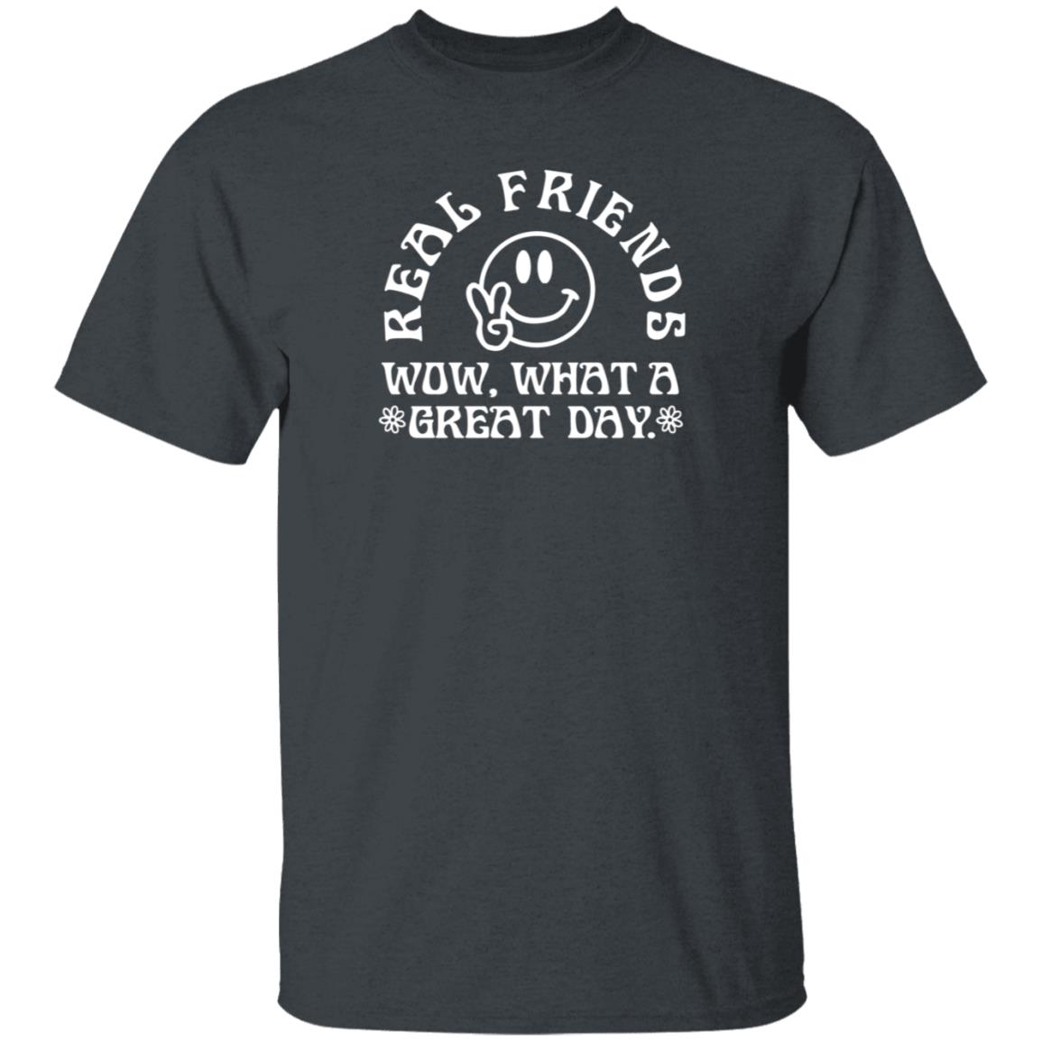 Real Friends Merch Real Friends Wow What A Great Day Hoodie Shirt Sweatshirt - Teechipus