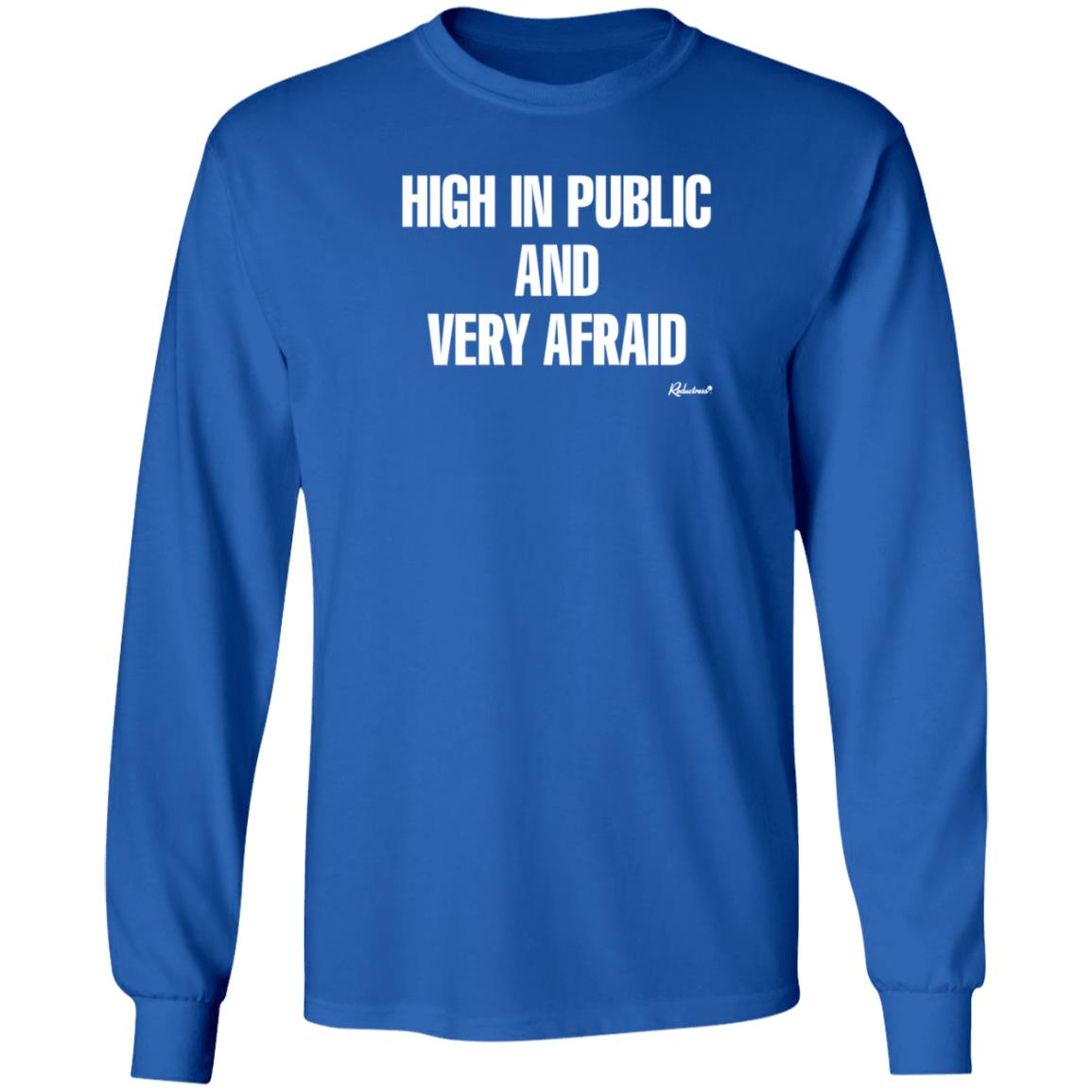 Reductress Shop High In Public And Very Afraid Hoodie Shirt Sweatshirt - Teechipus