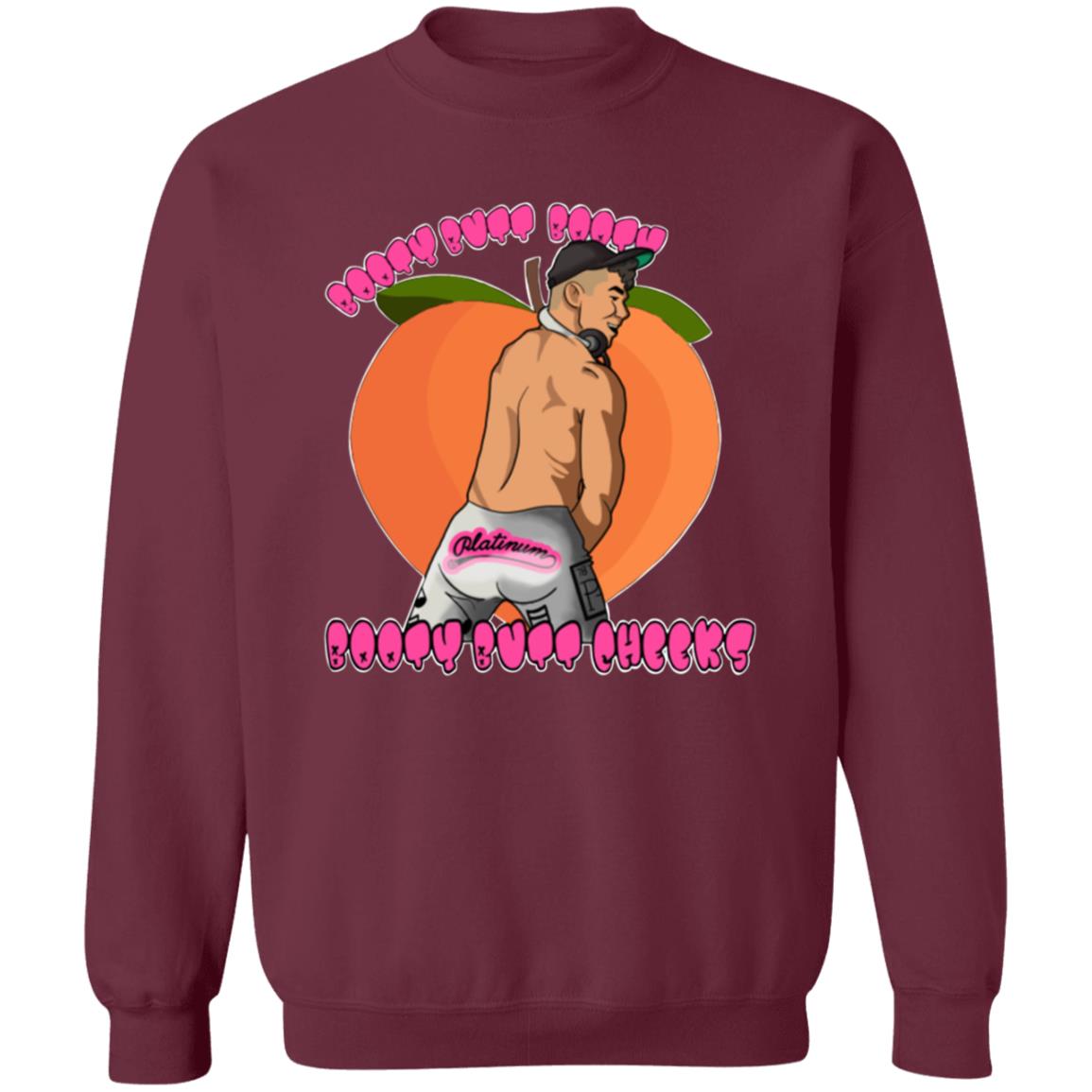 Booty Butt Booty Butt Booty Butt Cheeks Shirt Pro Wrestling Tees Store Booty Butt Shirt Hoodie Sweatshirt - Teechipus