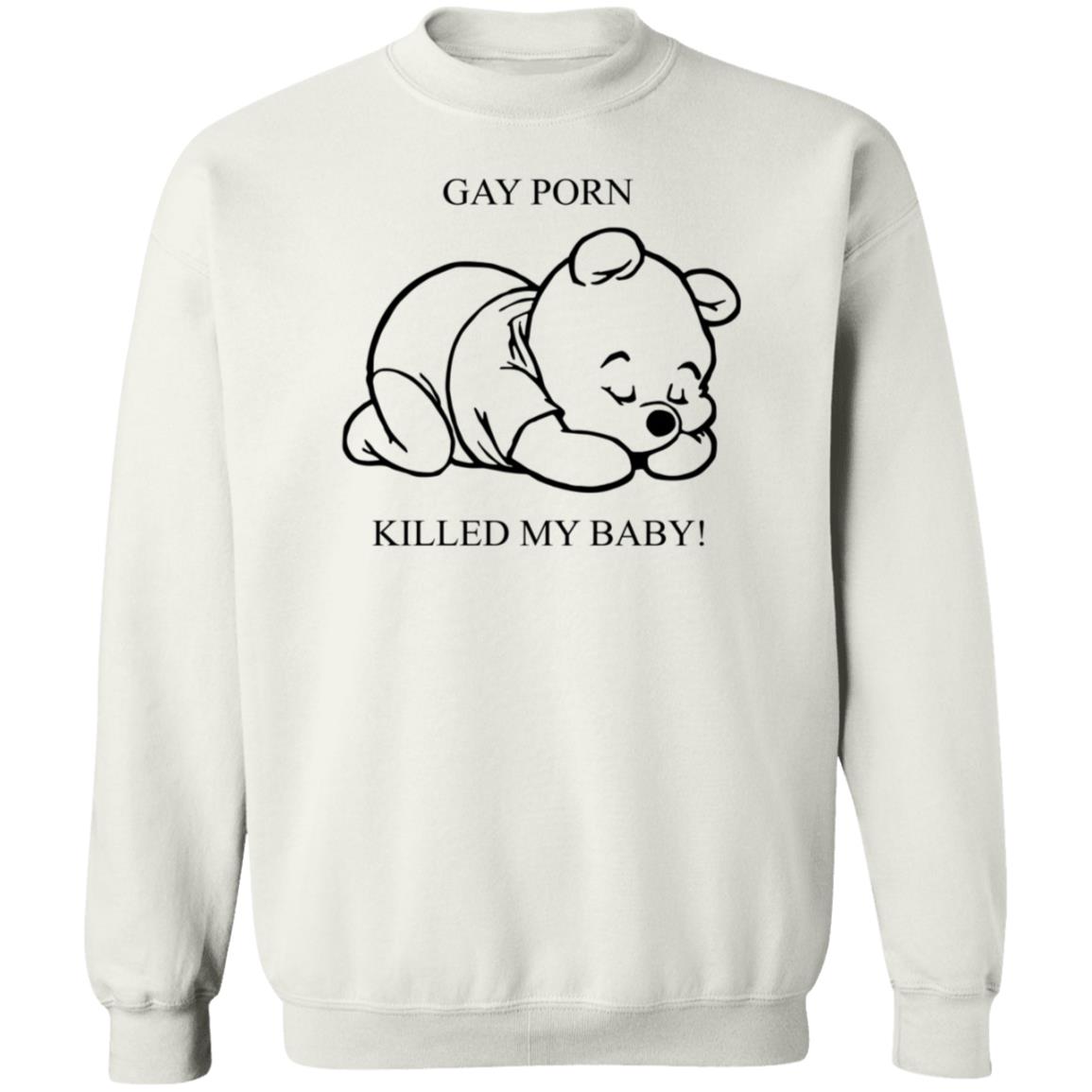 Gay Porn Killed My Baby Shirt Party Harderson Gay Porn Killed My Baby Shirt Hoodie Sweatshirt - Teechipus