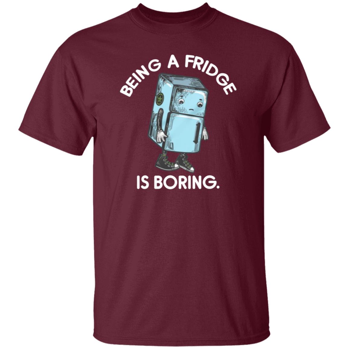Being A Fridge Is Boring Shirt Store Roosterteeth Achievement Hunter Bored Fridge Shirt - Teechipus