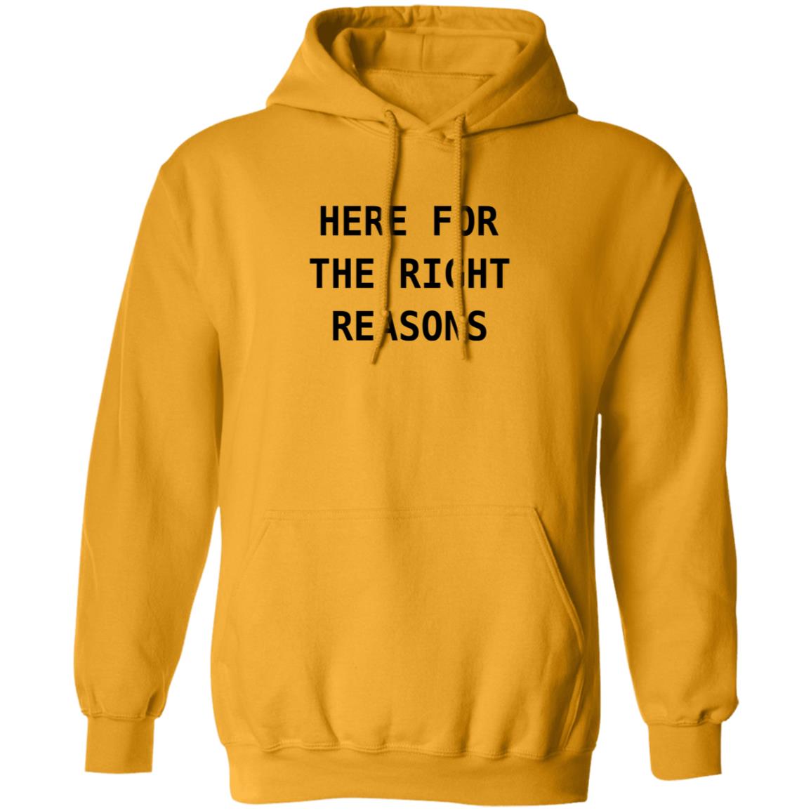 Here For The Right Reasons Shirt Patti Murin Here For The Right Reasons Shirt Hoodie Sweatshirt - Teechipus