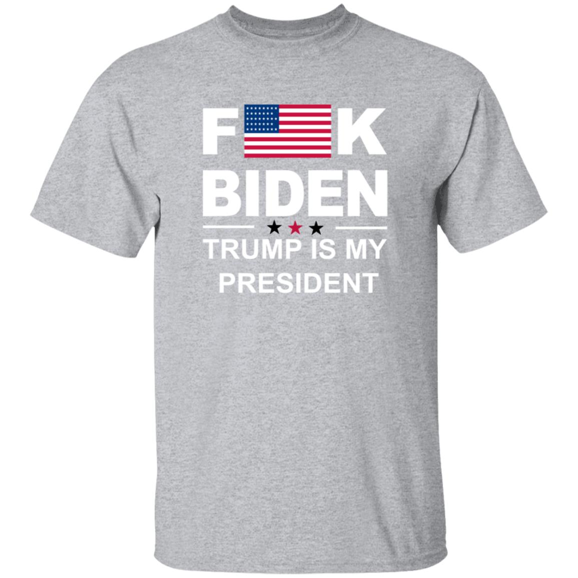 Fuck Biden Trump Is My President Hoodie Let Go Brandon Fjb Amber Joy - Teechipus