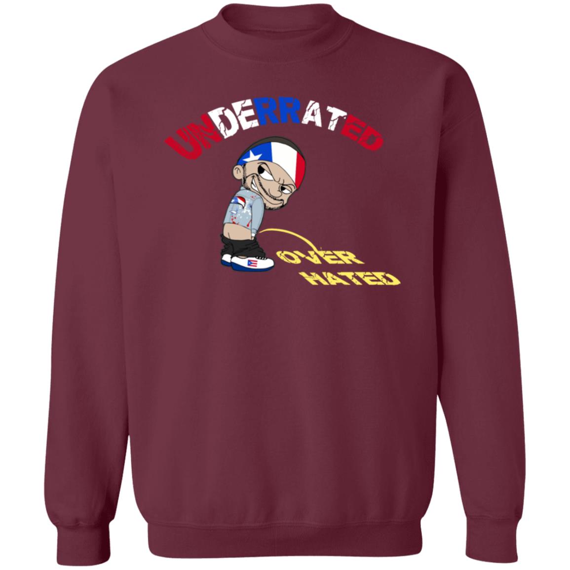 Underrated Over Hated Shirt Dannylimelight Underrated Over Hated Shirt Hoodie Sweatshirt - Teechipus