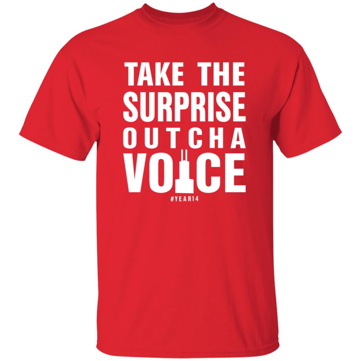 Take The Surprise Outcha Voice Shirt Annie Costabile Take The Surprise Outcha Voice 14 Years Shirt Hoodie Sweatshirt - Teechipus
