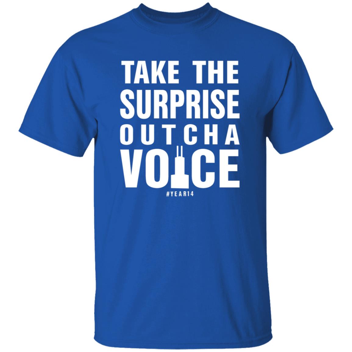 Take The Surprise Outcha Voice Shirt Annie Costabile Take The Surprise Outcha Voice 14 Years Shirt Hoodie Sweatshirt - Teechipus
