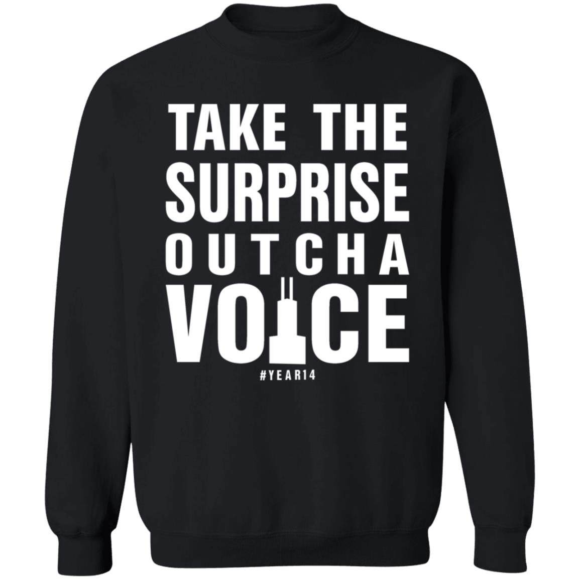 Take The Surprise Outcha Voice Shirt Annie Costabile Take The Surprise Outcha Voice 14 Years Shirt Hoodie Sweatshirt - Teechipus
