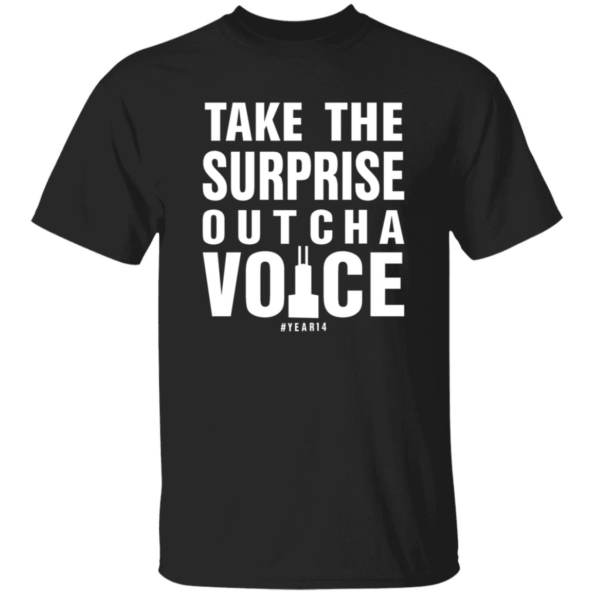Take The Surprise Outcha Voice Shirt Annie Costabile Take The Surprise Outcha Voice 14 Years Shirt Hoodie Sweatshirt - Teechipus
