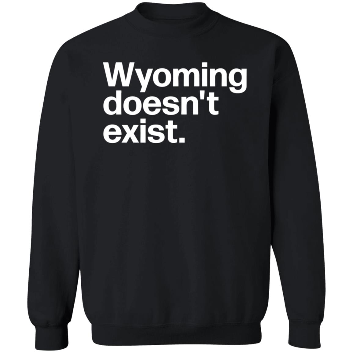 Wyoming Doesn't Exist Shirt Hoodie Sweatshirt - Teechipus