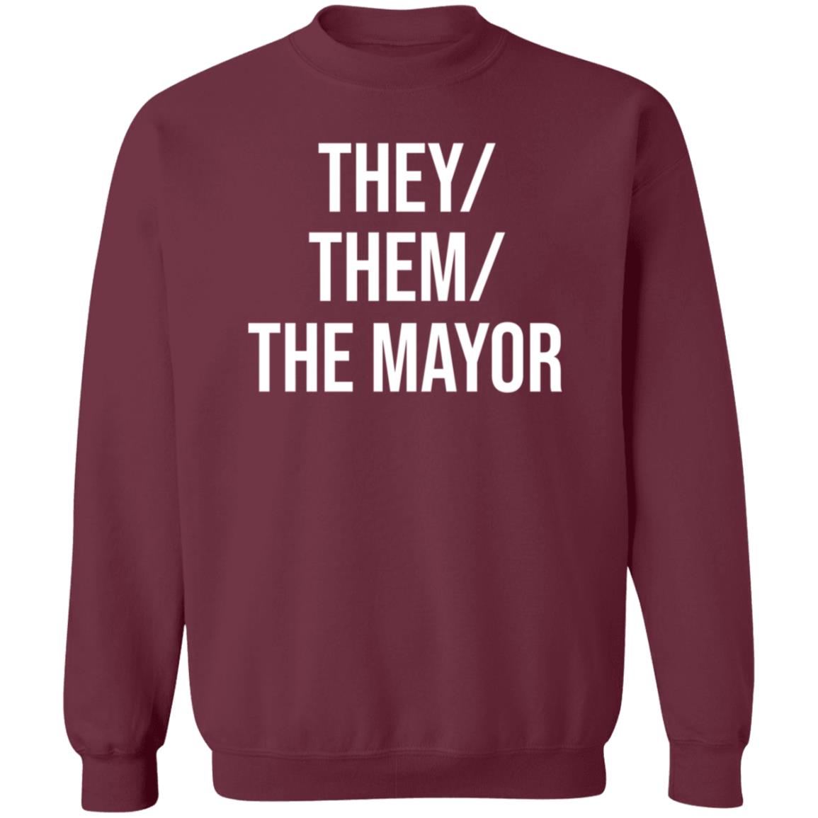 They Them The Mayor Shirt International Pronouns Owen J Hurcum - Teechipus