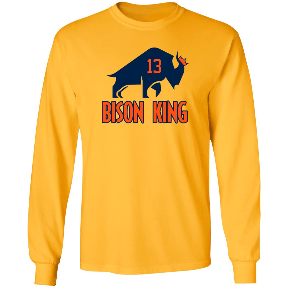 Bison King Shirt Hoodie Sweashirt - Teechipus