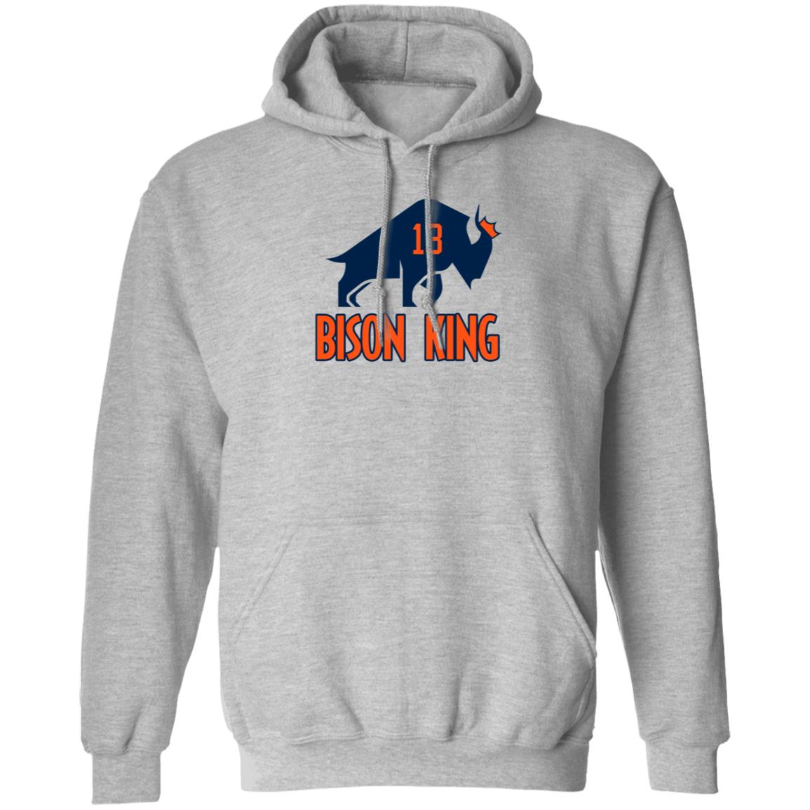 Bison King Shirt Hoodie Sweashirt - Teechipus