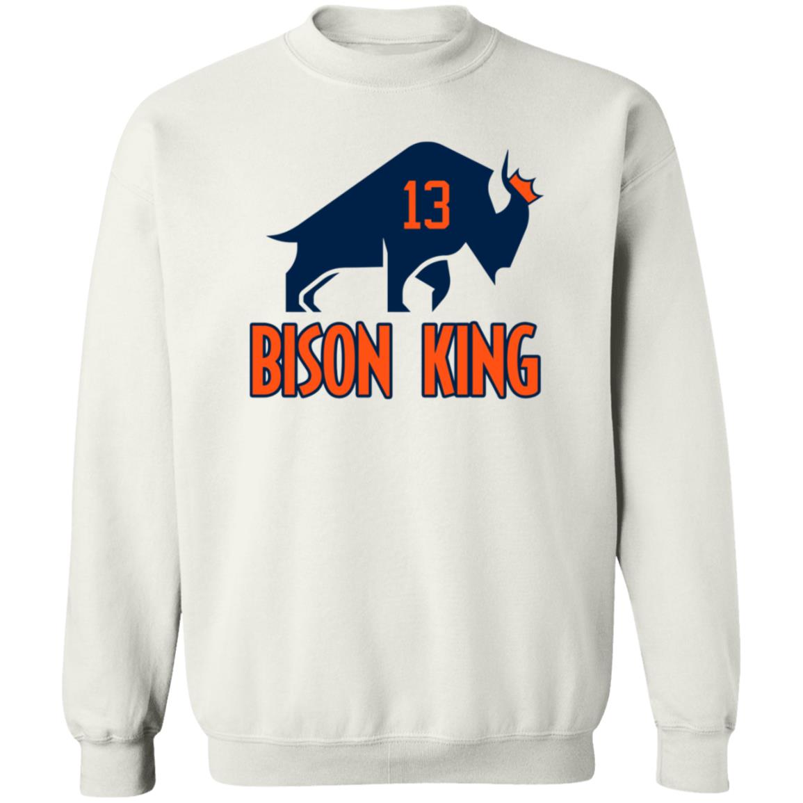 Bison King Shirt Hoodie Sweashirt - Teechipus