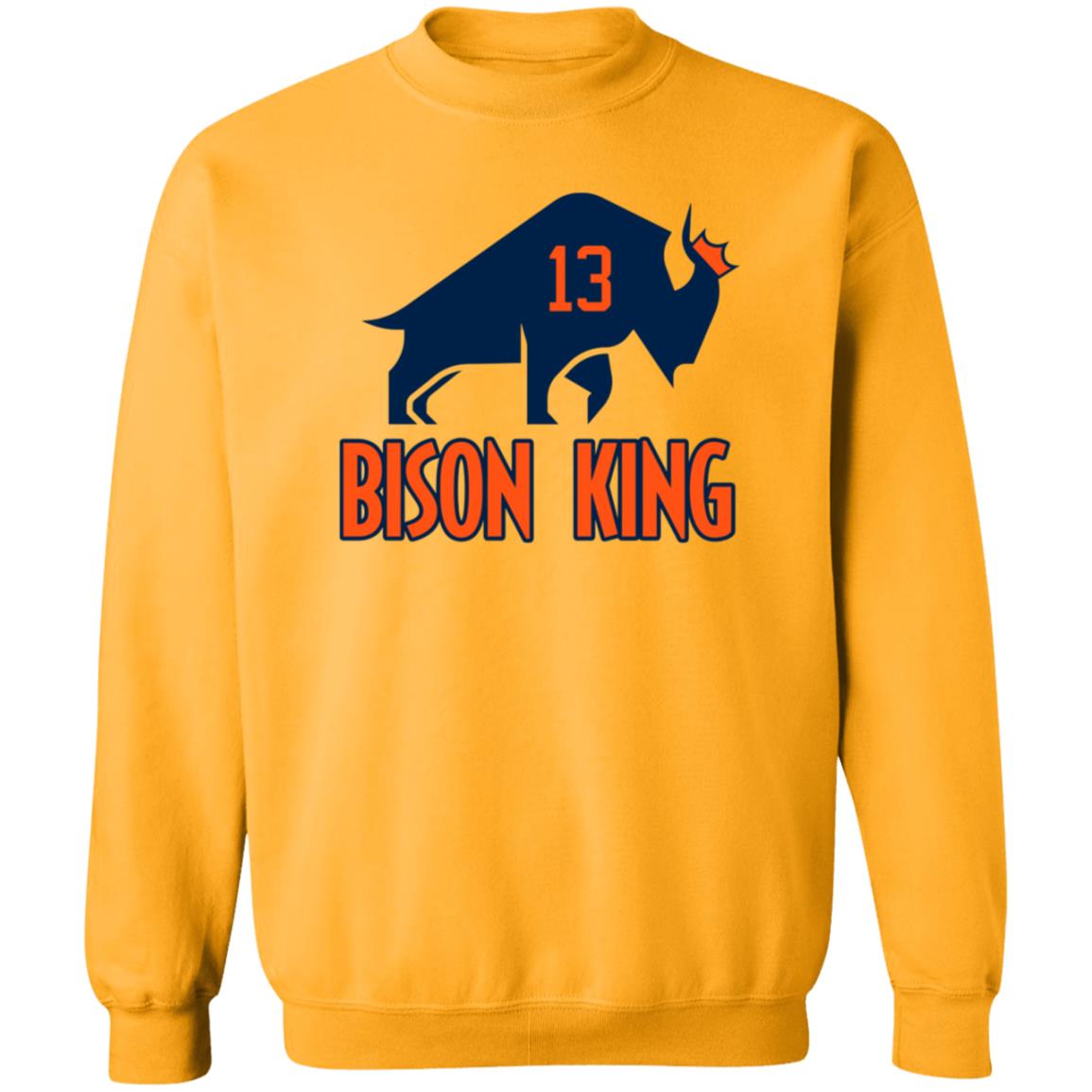 Bison King Shirt Hoodie Sweashirt - Teechipus