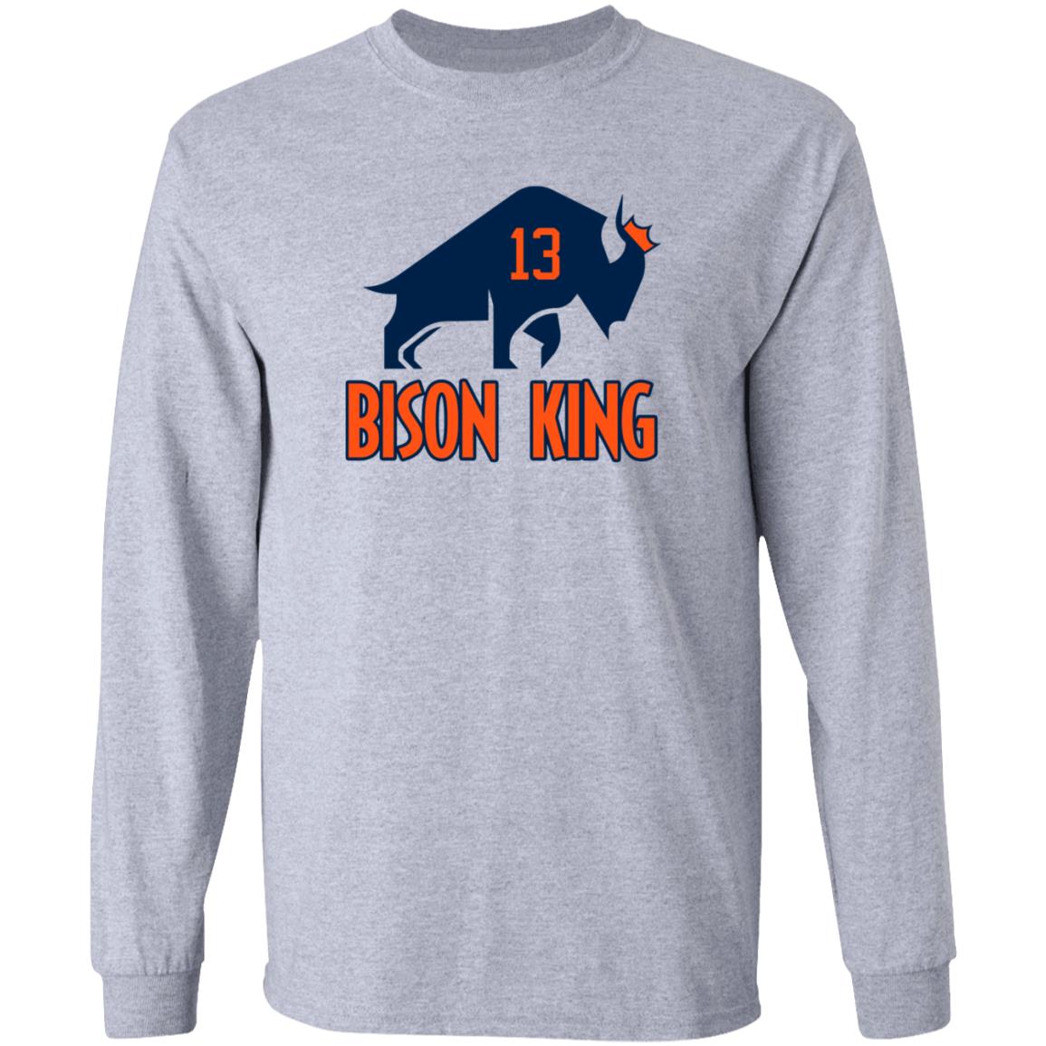 Bison King Shirt Hoodie Sweashirt - Teechipus