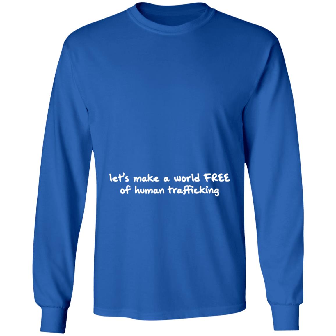 Let's Make A World Free Of Human Trafficking Hoodie Ricky Martin - Teechipus