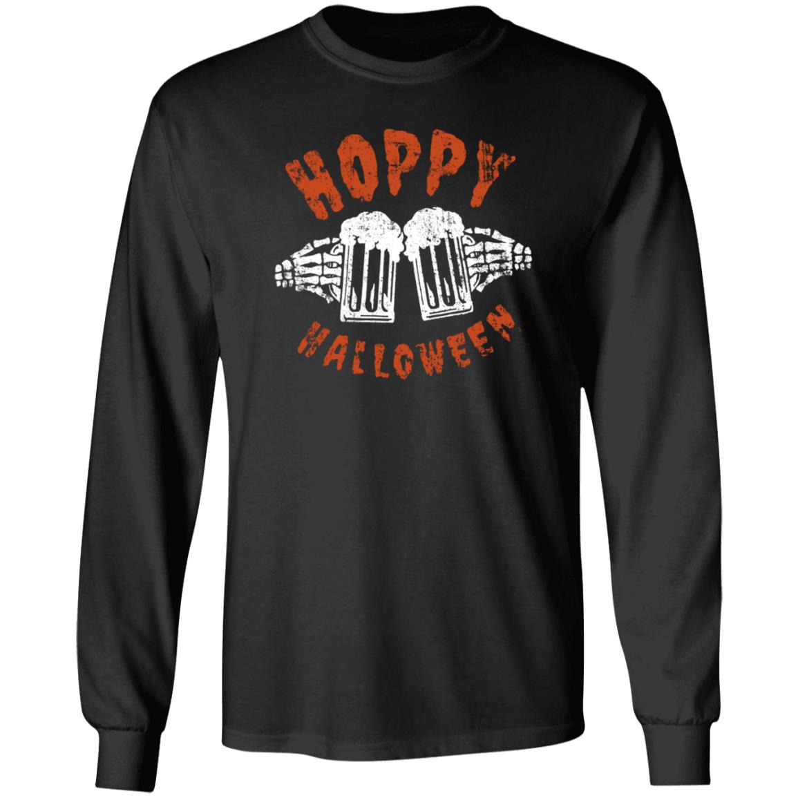 Skeleton Beer Hoppy Halloween Shirt - Teechipus