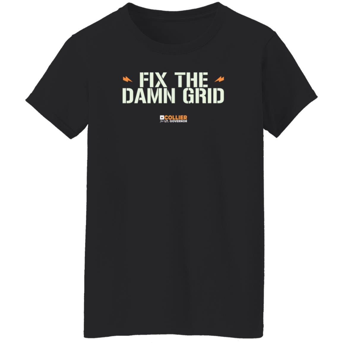 Fix The Damn Grid Shirt Collierfortexas Merch - Teechipus