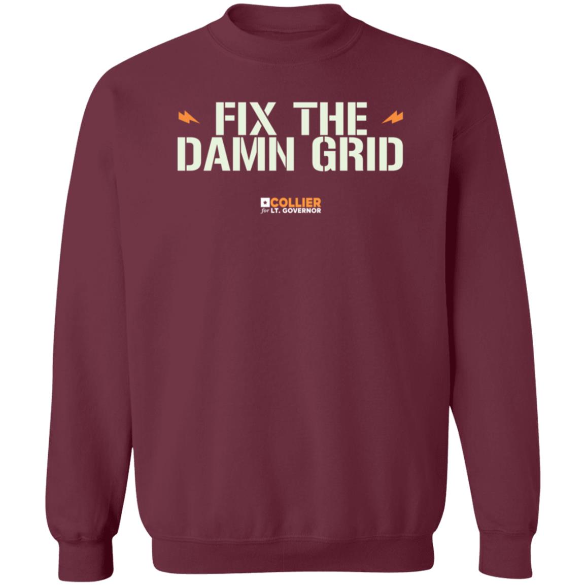 Fix The Damn Grid Shirt Collierfortexas Merch - Teechipus