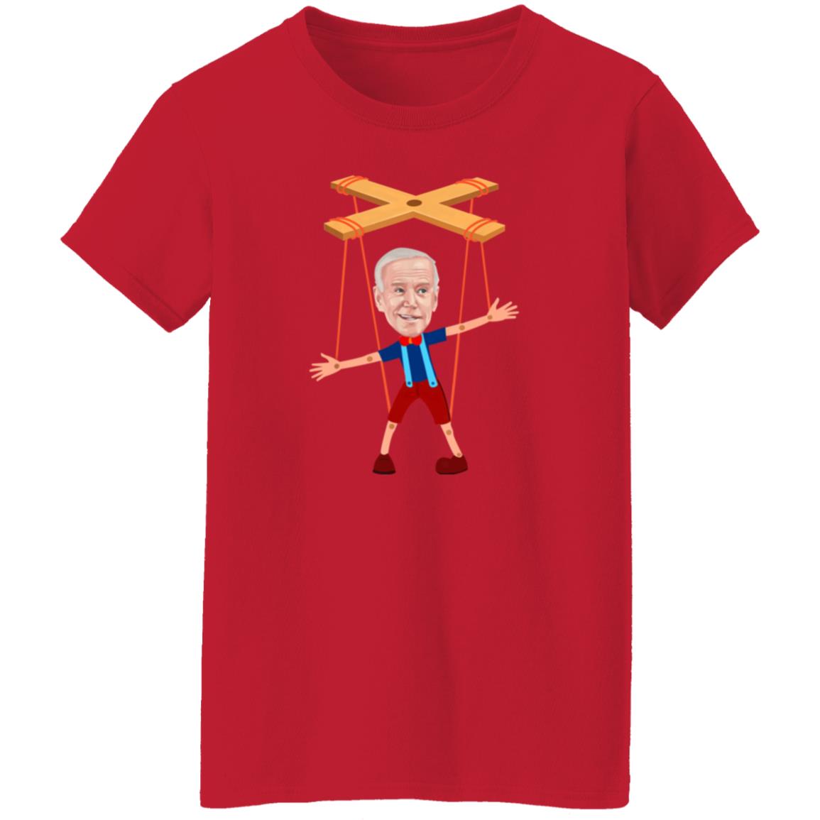 Joe Biden As A Puppet Shirt Joe Biden As Pinocchio The Puppet Shirt Hoodie Sweatshirt - Teechipus
