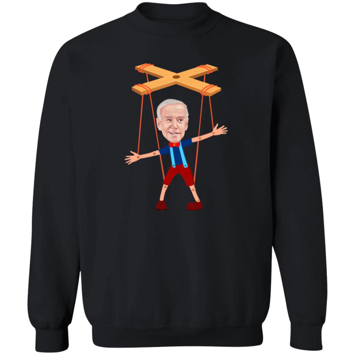 Joe Biden As A Puppet Shirt Joe Biden As Pinocchio The Puppet Shirt Hoodie Sweatshirt - Teechipus