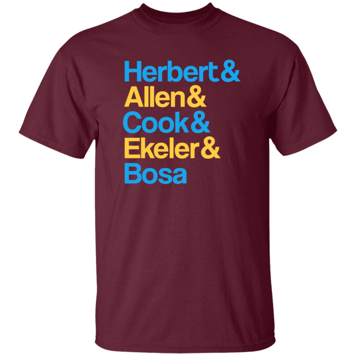 Herbert Allen Cook Ekeler Bosa Shirt Chargers - Teechipus
