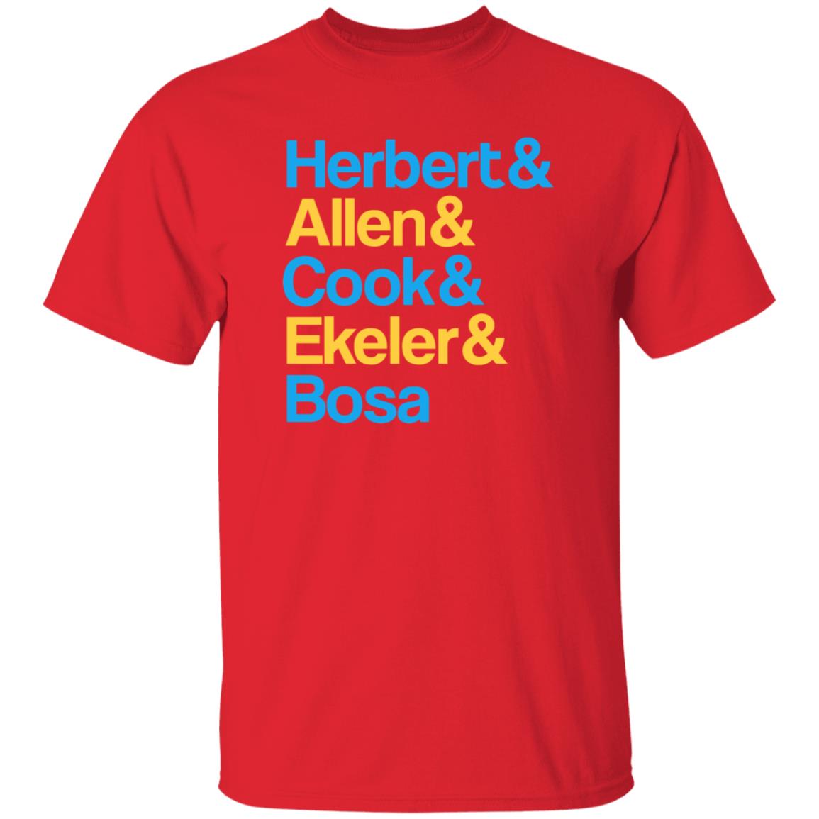 Herbert Allen Cook Ekeler Bosa Shirt Chargers - Teechipus