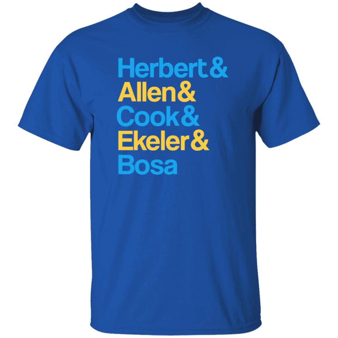 Herbert Allen Cook Ekeler Bosa Shirt Chargers - Teechipus