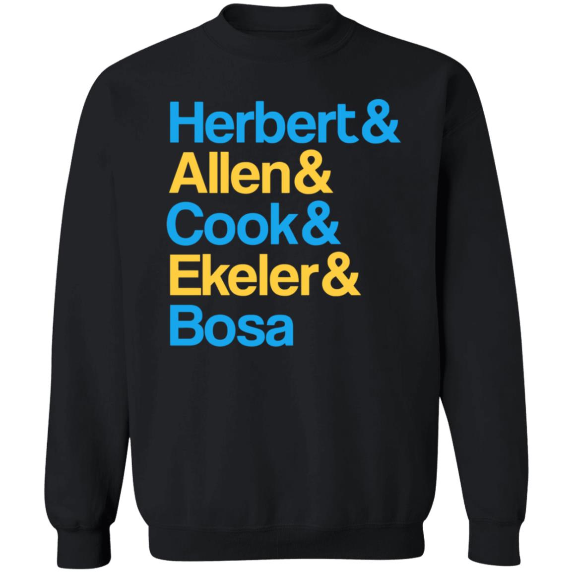 Herbert Allen Cook Ekeler Bosa Shirt Chargers - Teechipus