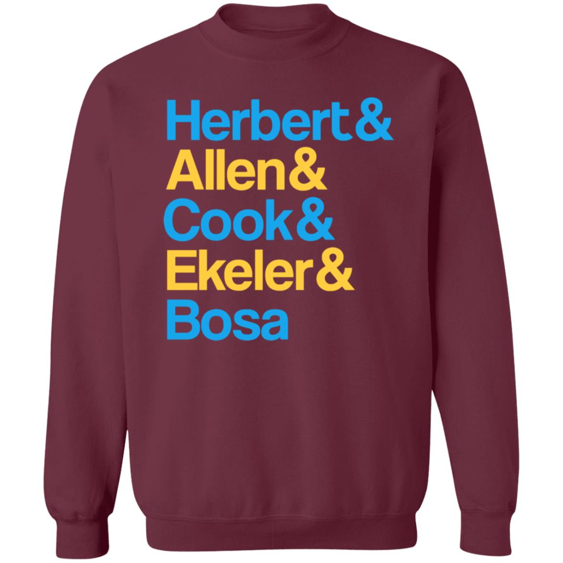 Herbert Allen Cook Ekeler Bosa Shirt Chargers - Teechipus