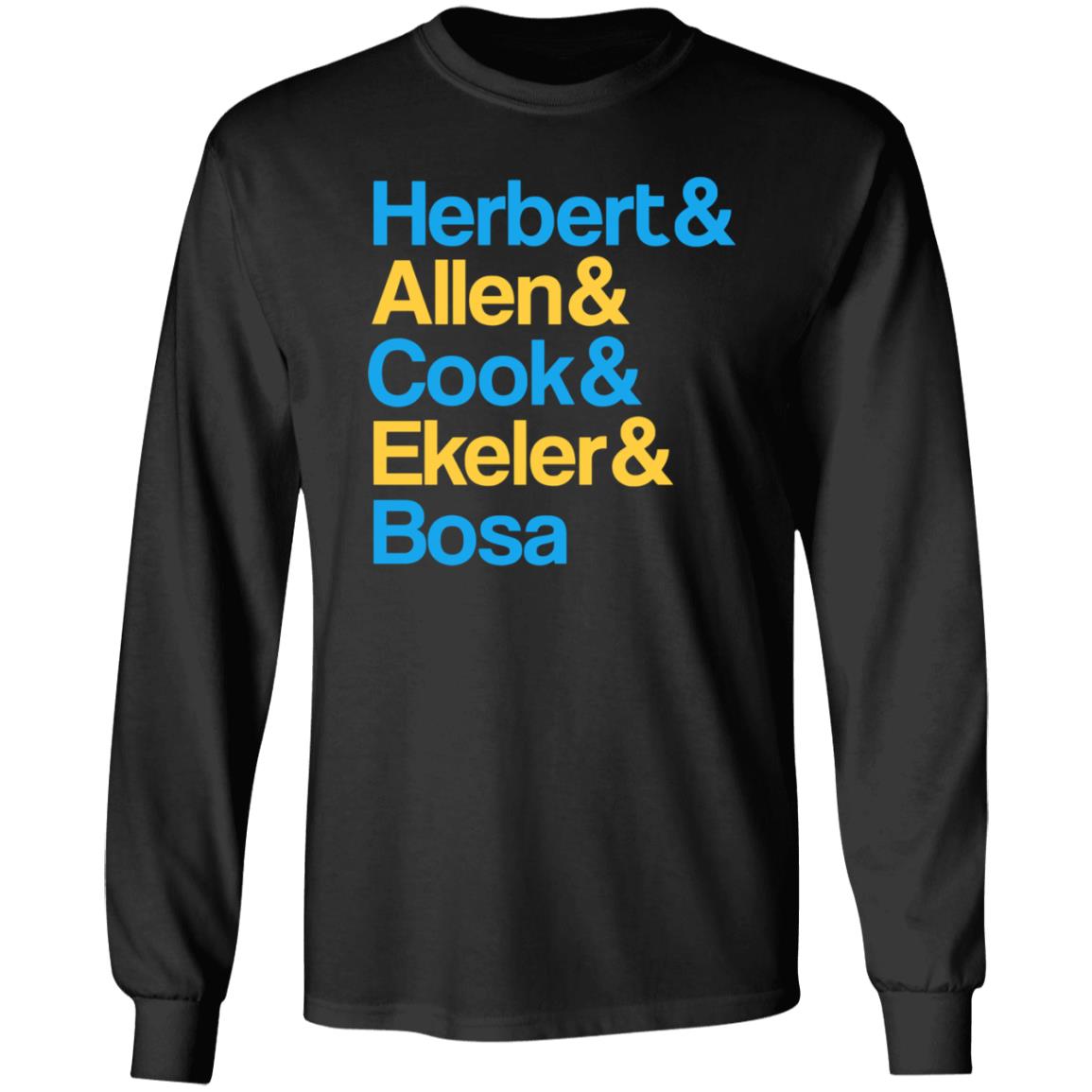 Herbert Allen Cook Ekeler Bosa Shirt Chargers - Teechipus