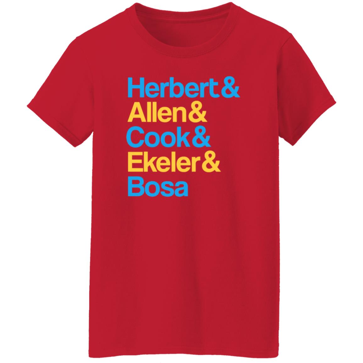 Herbert Allen Cook Ekeler Bosa Shirt Chargers - Teechipus