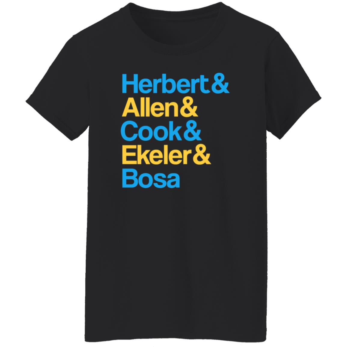 Herbert Allen Cook Ekeler Bosa Shirt Chargers - Teechipus