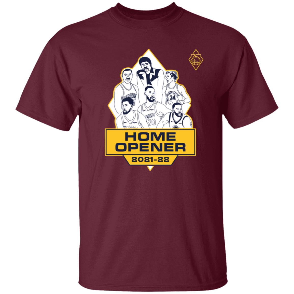 Home Opener Shirt Warriors Home Opener A 75Th Anniversary Shirt - Teechipus