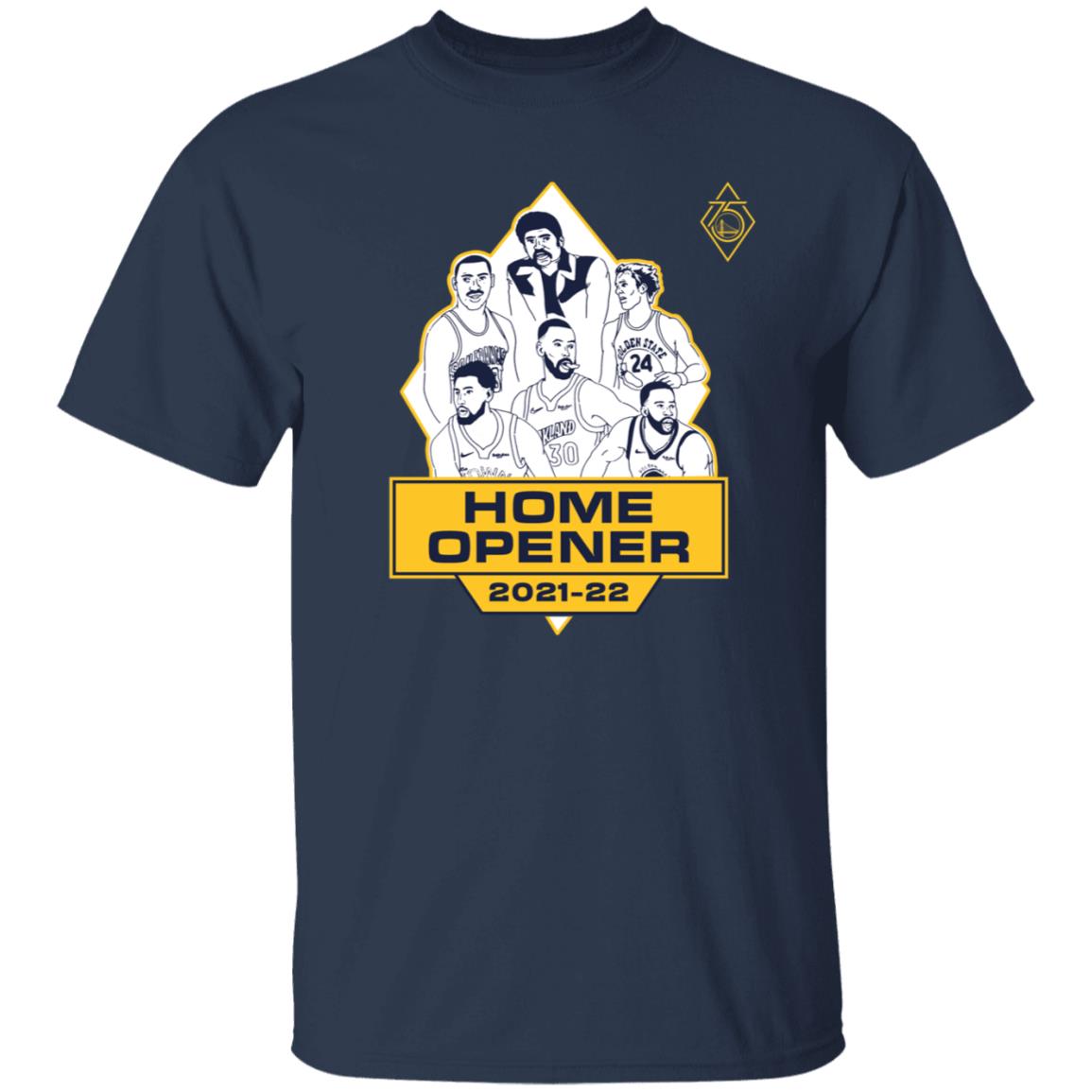 Home Opener Shirt Warriors Home Opener A 75Th Anniversary Shirt - Teechipus