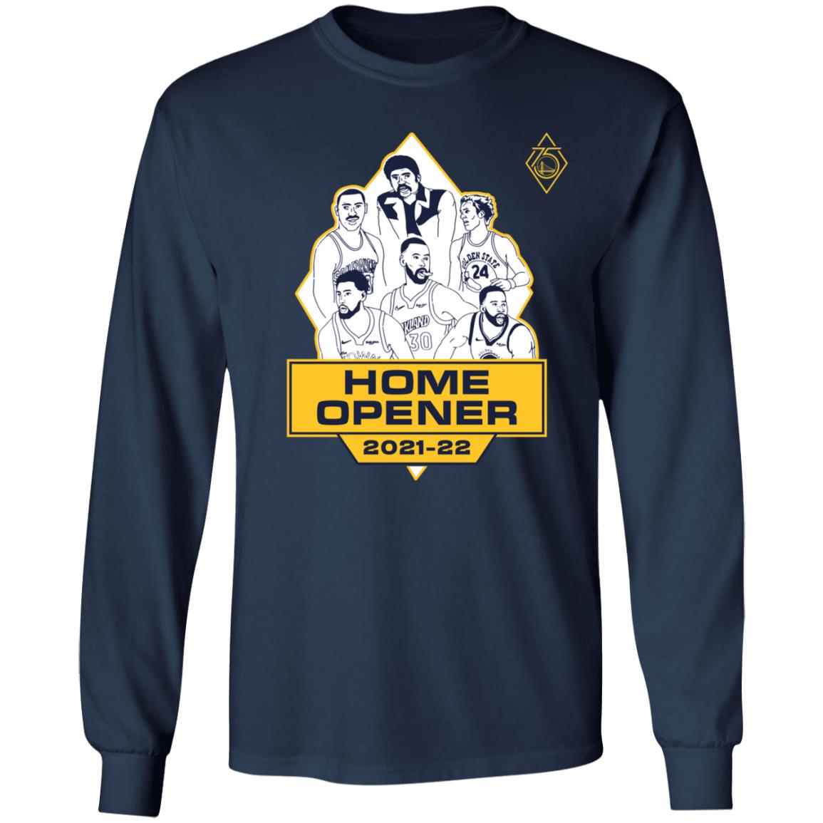 Home Opener Shirt Warriors Home Opener A 75Th Anniversary Shirt - Teechipus