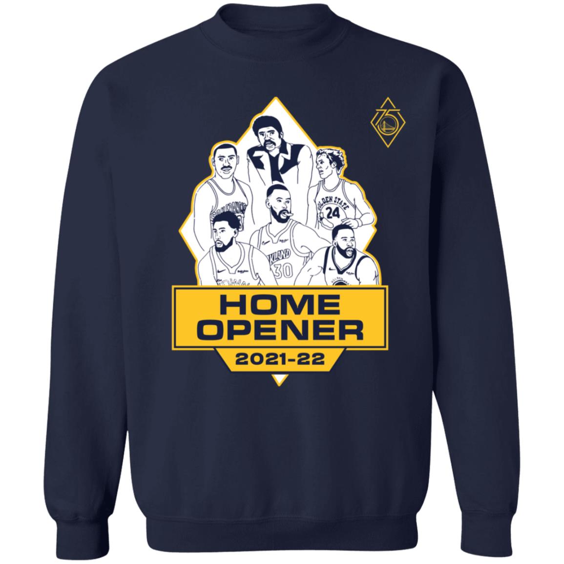 Home Opener Shirt Warriors Home Opener A 75Th Anniversary Shirt - Teechipus