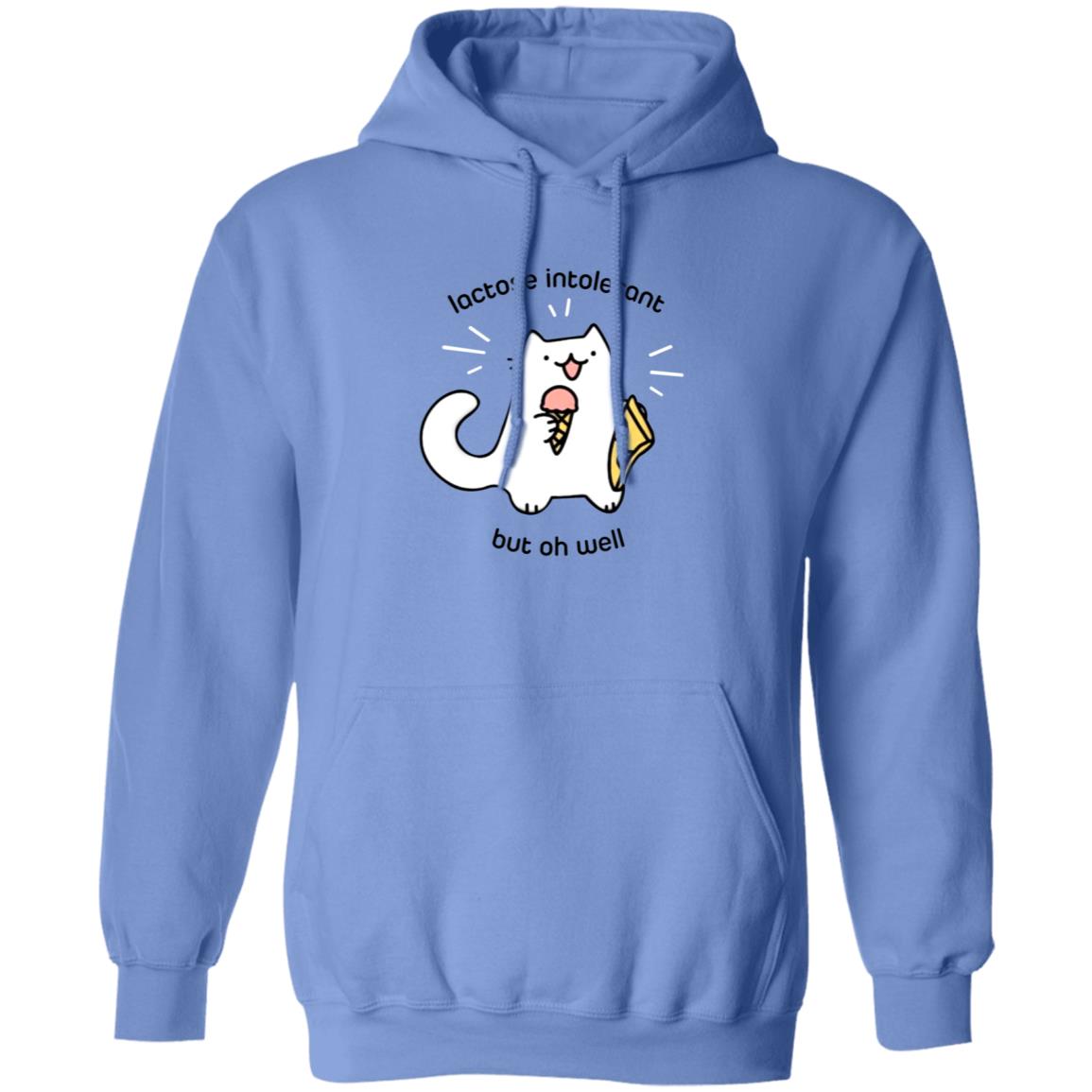 Lactose Intolerant Cat But Oh Well Shirt Ice Cream Pizza Cat Shirt - Teechipus