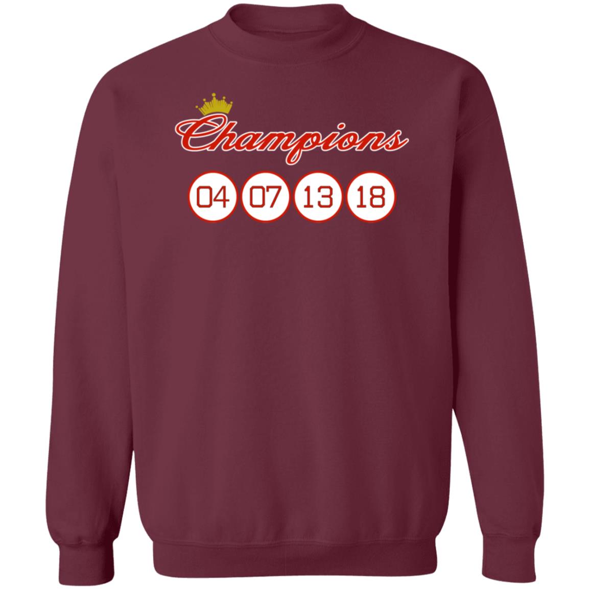 Jared Carrabis Champions 04 07 13 18 Shirt Hoodie Swaeatshirt - Teechipus
