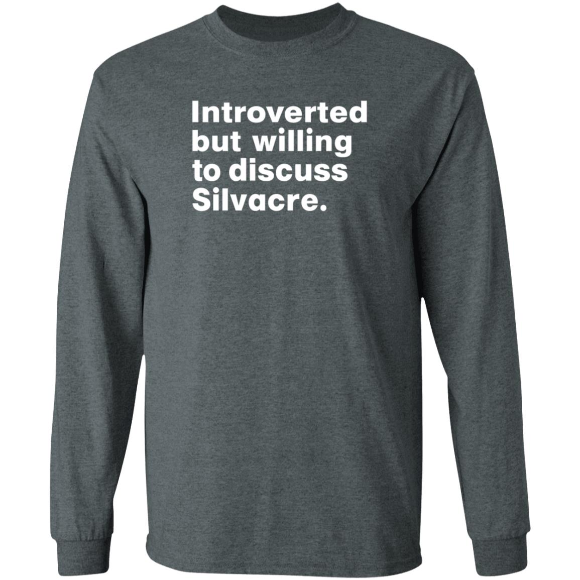Isabelle Sieb Introverted But Willing To Discuss Silvacre Shirt Hoodie Sweatshirt - Teechipus