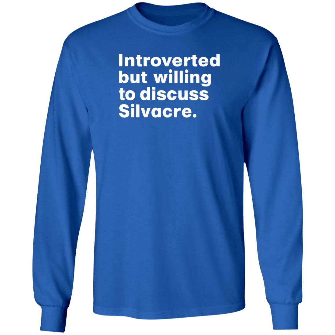 Isabelle Sieb Introverted But Willing To Discuss Silvacre Shirt Hoodie Sweatshirt - Teechipus