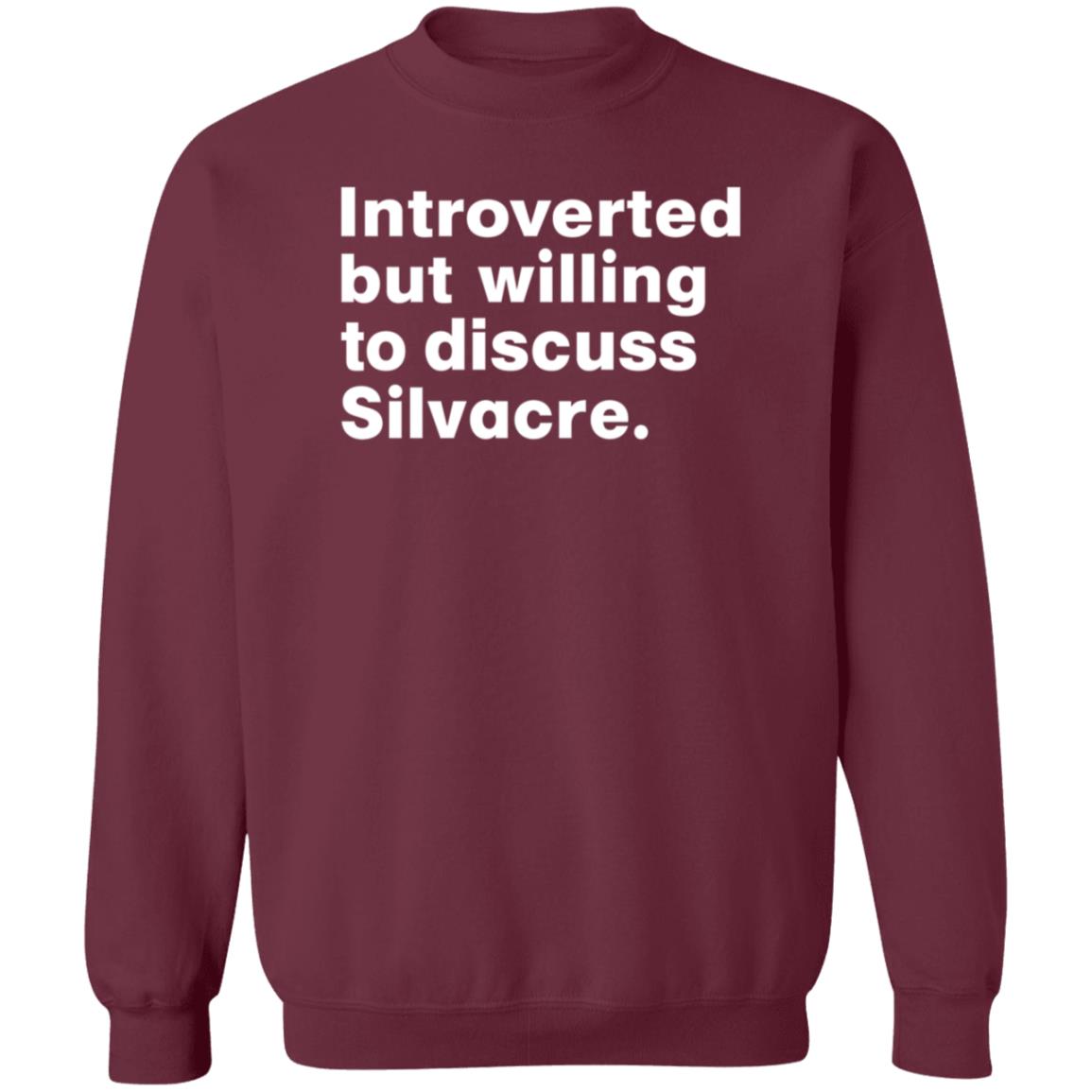 Isabelle Sieb Introverted But Willing To Discuss Silvacre Shirt Hoodie Sweatshirt - Teechipus
