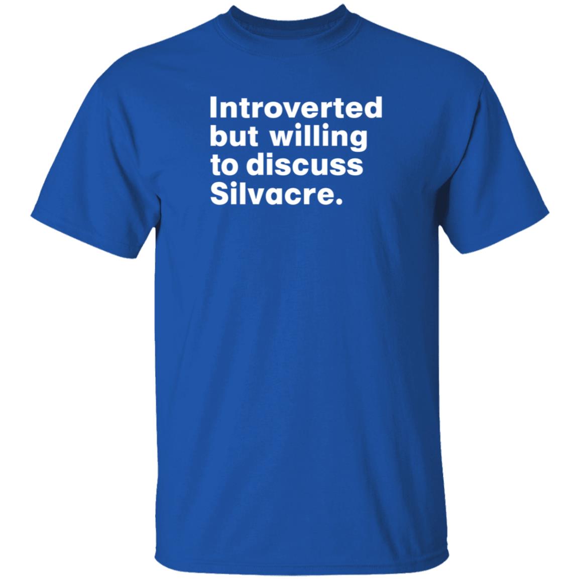 Isabelle Sieb Introverted But Willing To Discuss Silvacre Shirt Hoodie Sweatshirt - Teechipus