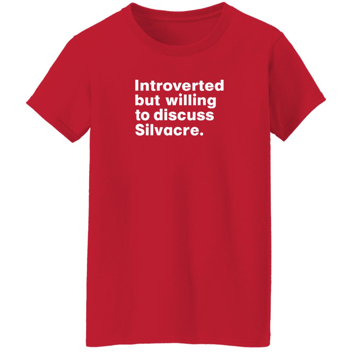 Isabelle Sieb Introverted But Willing To Discuss Silvacre Shirt Hoodie Sweatshirt - Teechipus