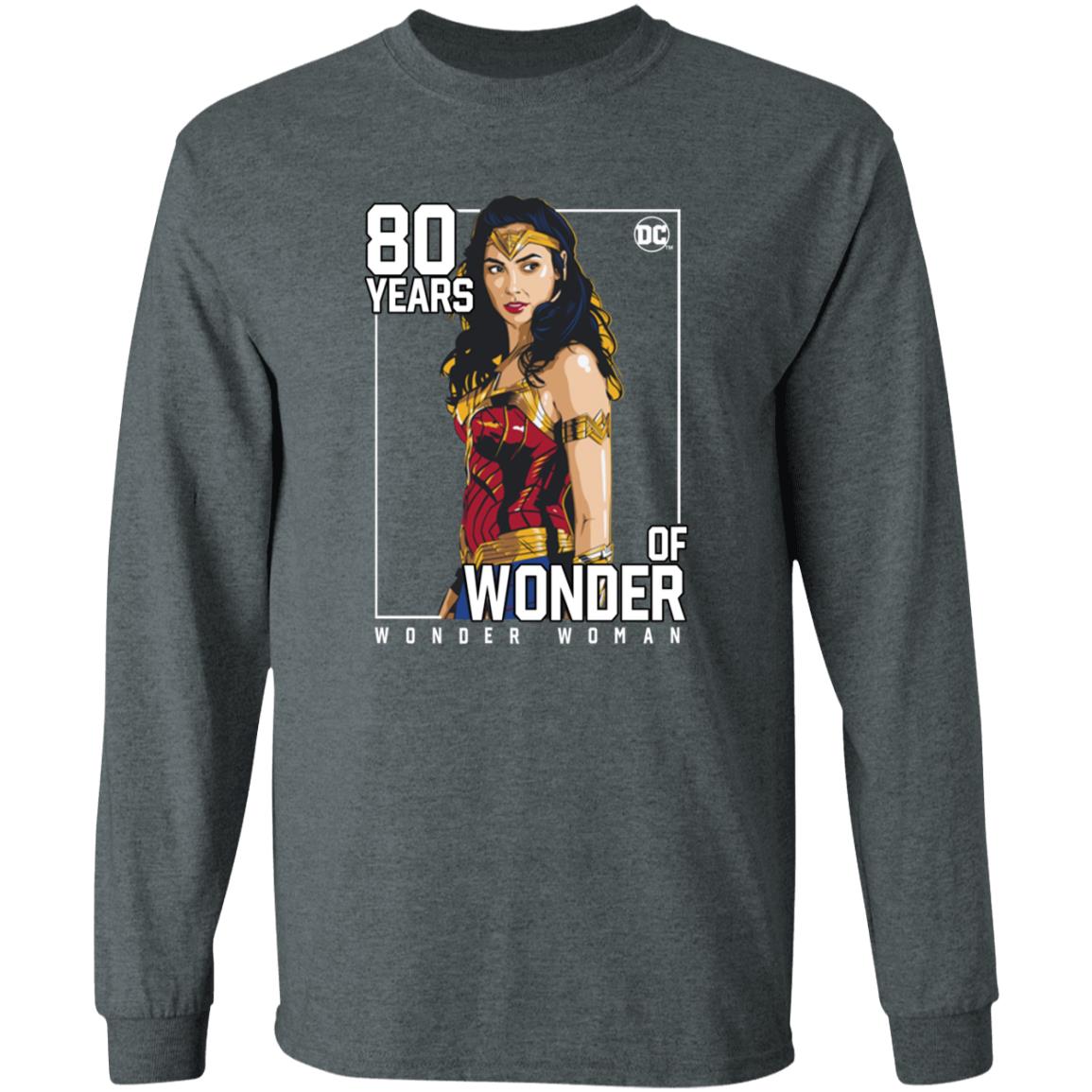 80 Years Of Wonder Woman Shirt Gal Gadot 80 Years Of Wonder Shirt - Teechipus