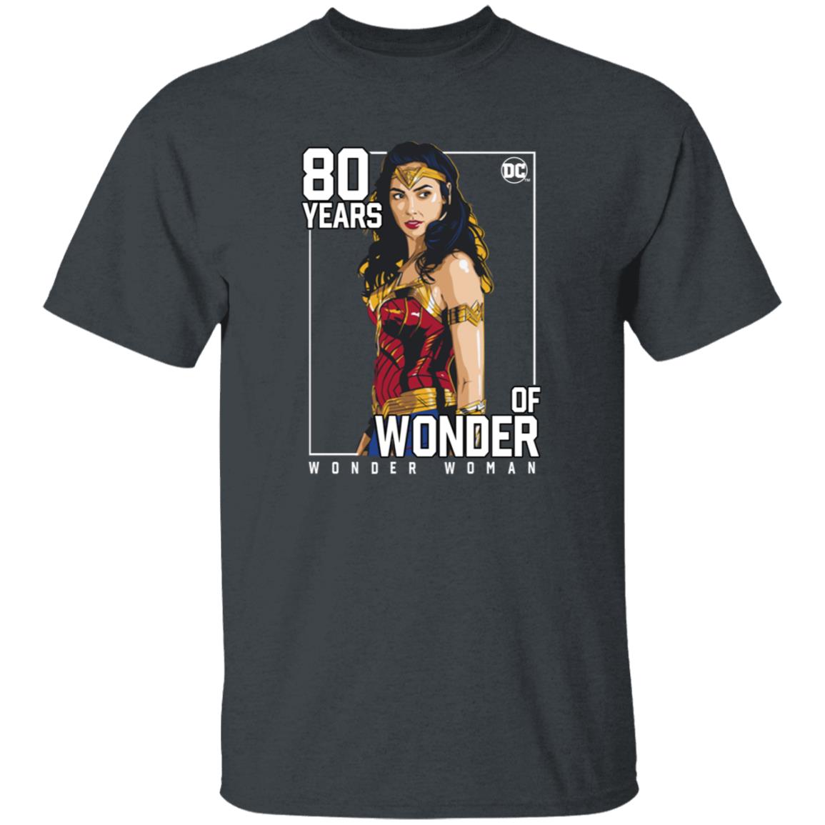 80 Years Of Wonder Woman Shirt Gal Gadot 80 Years Of Wonder Shirt - Teechipus