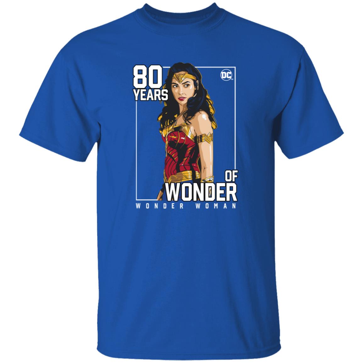 80 Years Of Wonder Woman Shirt Gal Gadot 80 Years Of Wonder Shirt - Teechipus