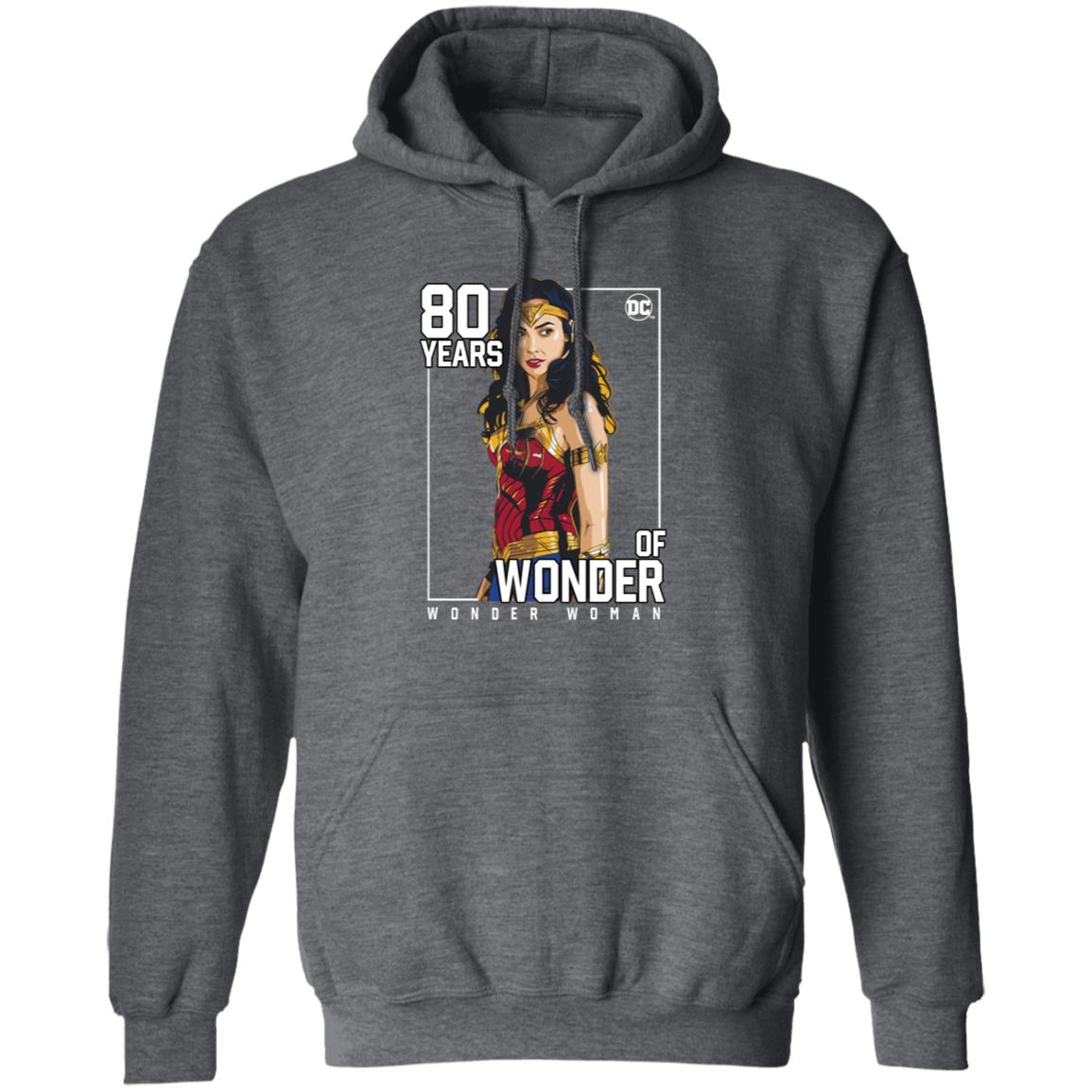 80 Years Of Wonder Woman Shirt Gal Gadot 80 Years Of Wonder Shirt - Teechipus