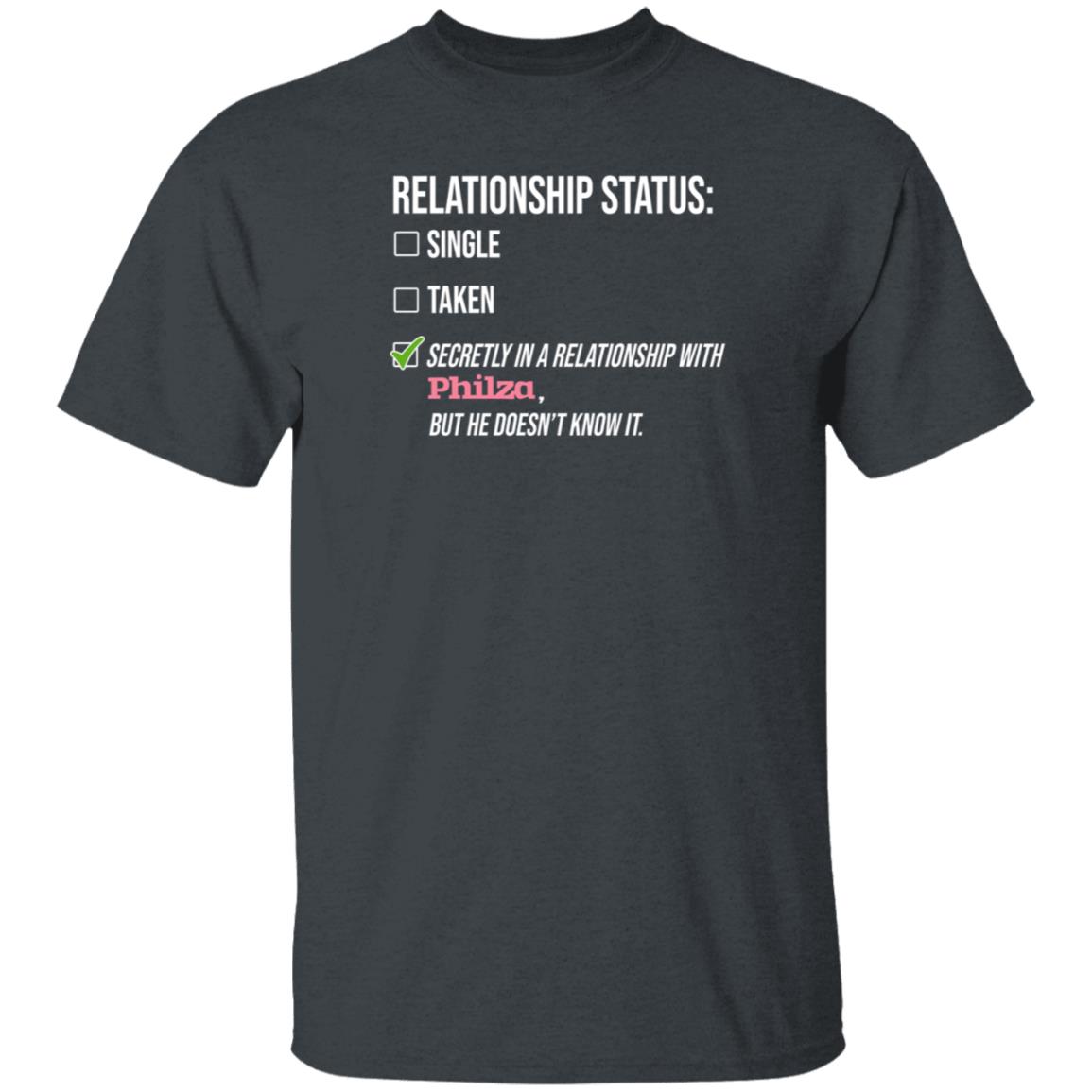 Relationship Status Single Taken Secretly In A Relationship With Philza Shirt Hoodie Sweatshirt - Teechipus